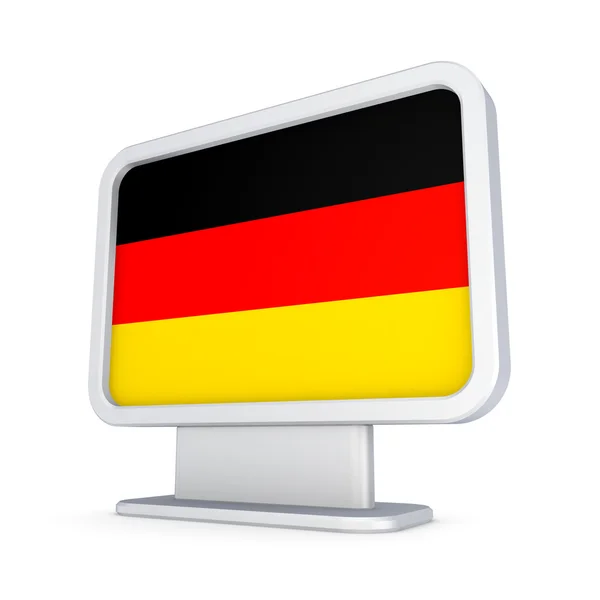 Lightbox with German flag. — Stock Photo, Image