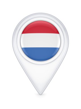 Hollanda bayrağı simgesi.