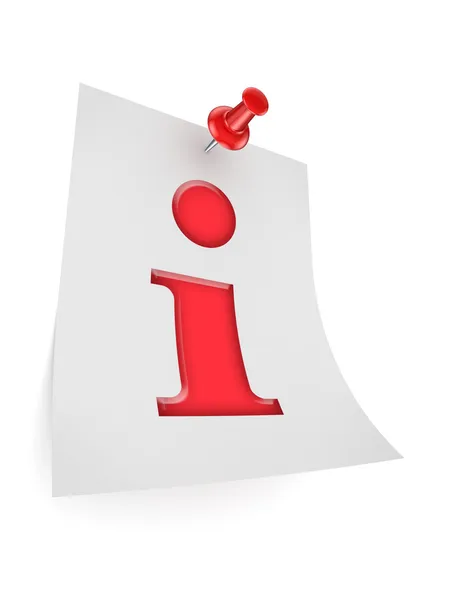 Info symbol icon. — Stock Photo, Image