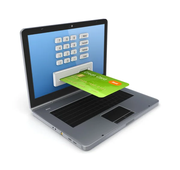 Online ödemeler kavramı.