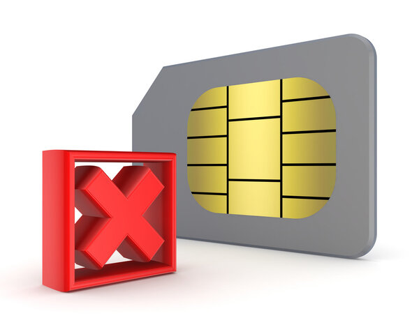 Красный крест и сим-карта
.