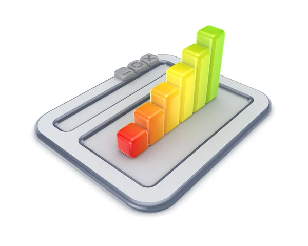 Färgglada diagram. — Stockfoto