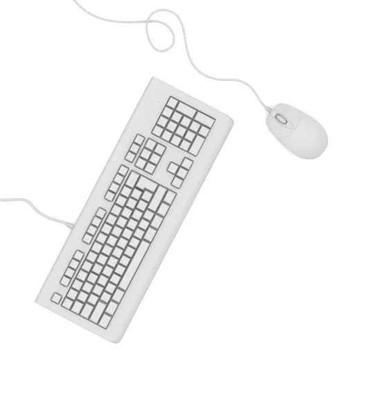 Клавиатура и мышь . — стоковое фото