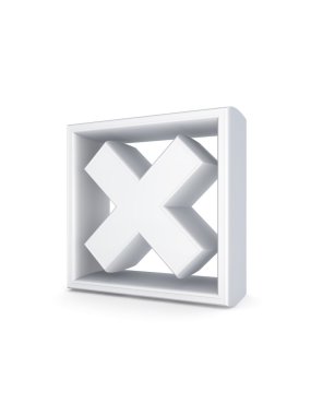 Cross mark.