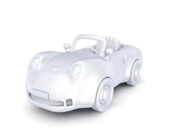 3D mały samochód. — Zdjęcie stockowe