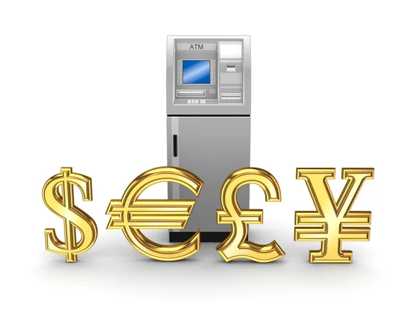 ATM koncept. — Stockfoto