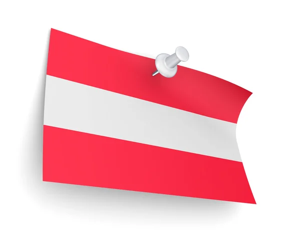 Austrian flag. — Stock Photo, Image