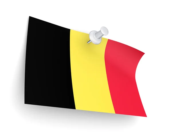 Bandeira da Bélgica . — Fotografia de Stock