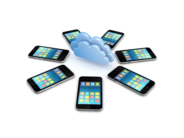 Cloud computing concept. — Stock Photo, Image