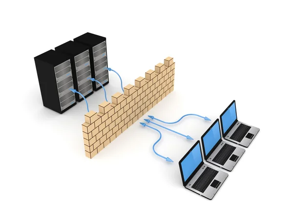 Concepto Firewall . — Foto de Stock