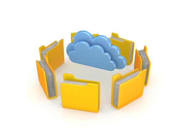 Cloud computing concept. — Stock Photo, Image