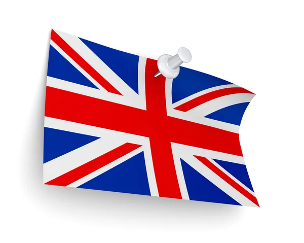 Engelska flaggan. — Stockfoto