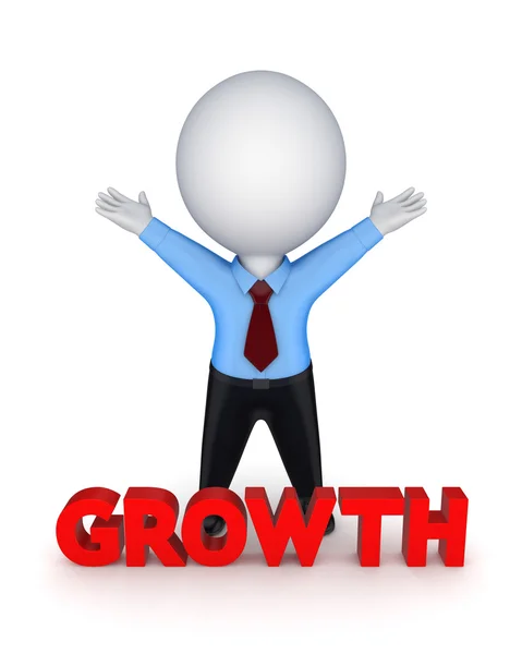 Parola crescita . — Foto Stock
