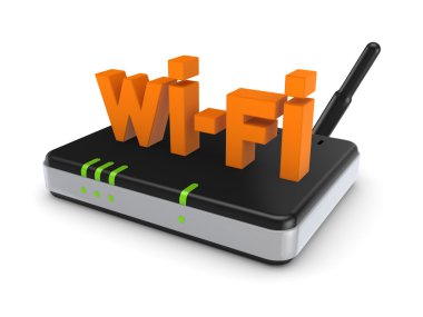 Wi-fi concept. clipart