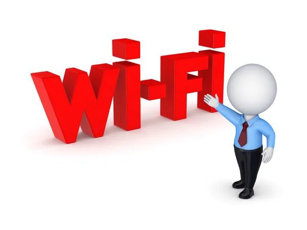 Palavra wi-fi . — Fotografia de Stock