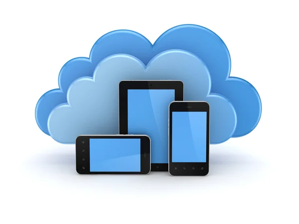 Cloud computing-concept. — Stockfoto