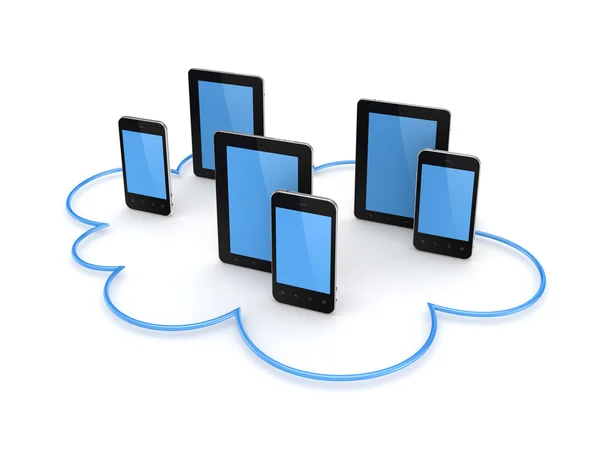 Cloud computing concept. — Stock Photo, Image