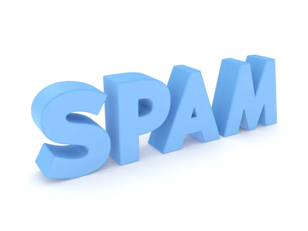 Slovo spam. — Stock fotografie
