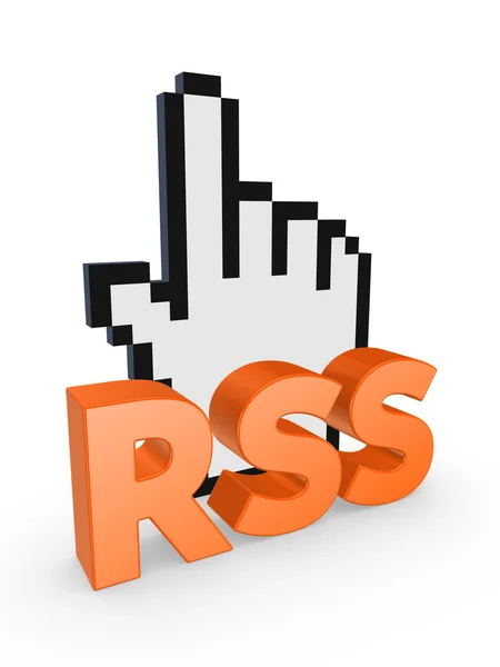 RSS έννοια. — Φωτογραφία Αρχείου