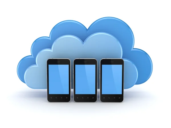 Concept de Cloud Computing. — Photo