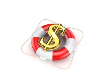 lifebuoy dolar işareti.