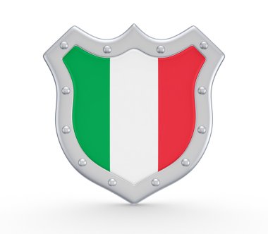 kat ile İtalya bayrağı.