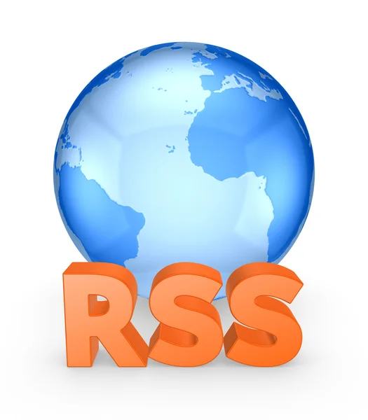 Rss-Konzept. — Stockfoto