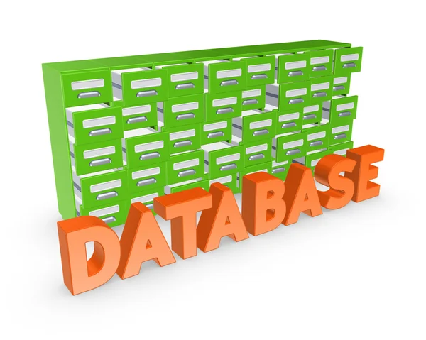 Database concept. — Stock Photo, Image