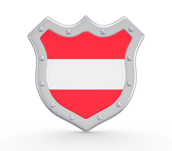 Coat of Arms with flag of Austria. — Stock Photo, Image