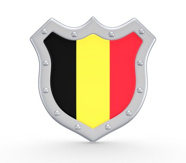 kat Belçika bayrak ile.