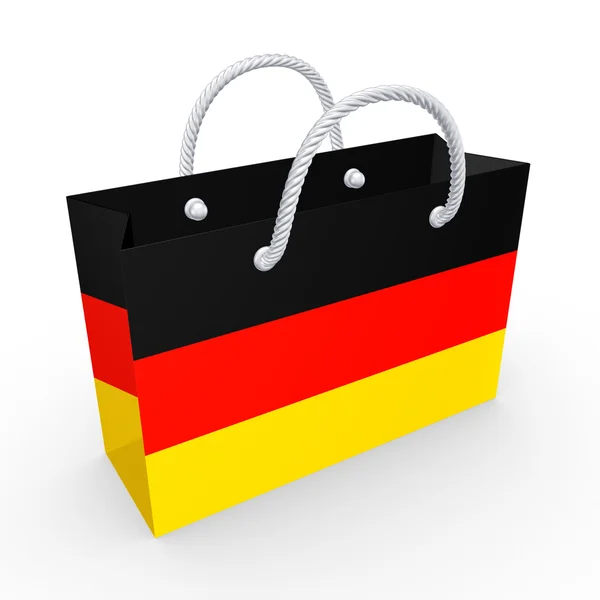 Paquete con bandera de Alemania . — Foto de Stock