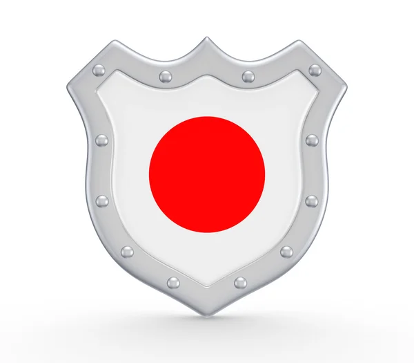 Coat of Arms with flag of Japan. — Stock Photo, Image