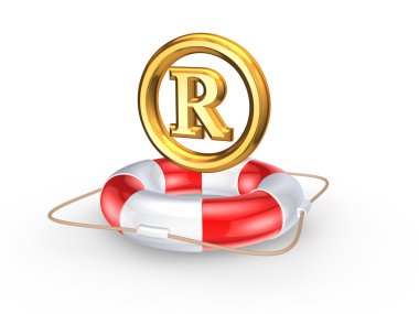 Lifebuoy ve r sembolü.