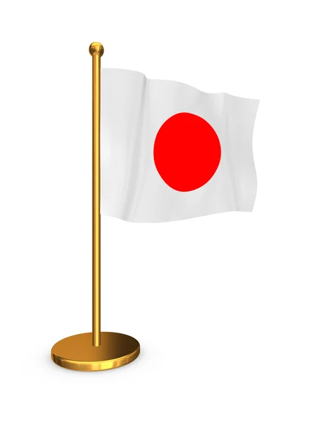 Japans flagga. — Stockfoto