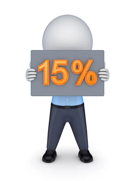 15% . — Fotografia de Stock