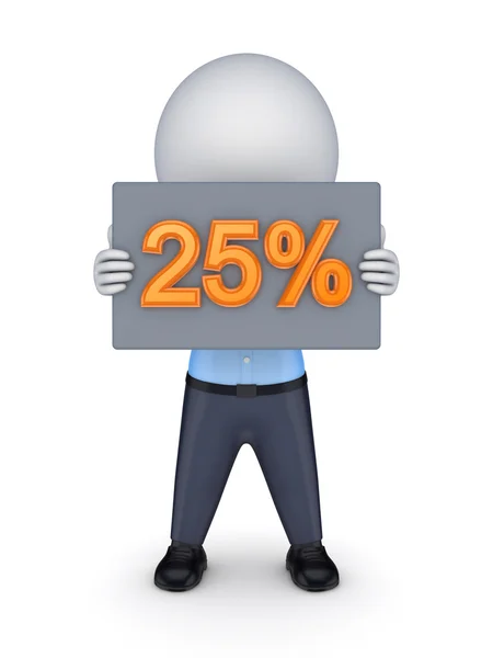 25% . — Fotografia de Stock