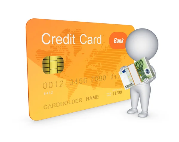 Kredi kart kavramı. — Stok fotoğraf