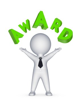 3D kişi ve kelime Ödülü.