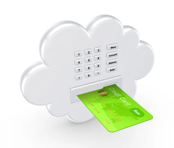 Cloud computing-concept. — Stockfoto