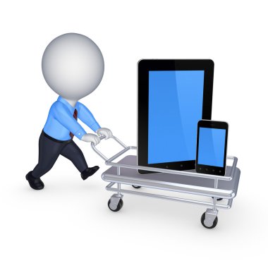 tablet pc ve cep telefonunuzun arabasında.