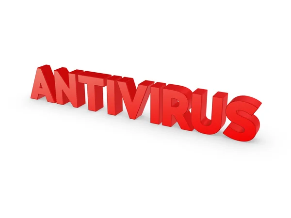 Palabra ANTIVIRUS . — Foto de Stock