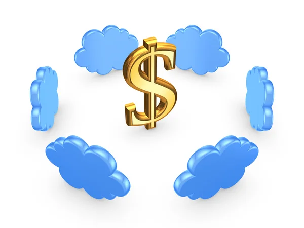 Cloud computing-concept. — Stockfoto