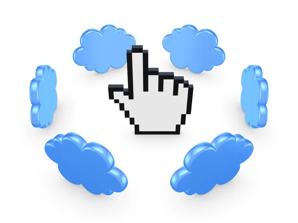 Cloud computing concept. — Stock Photo, Image