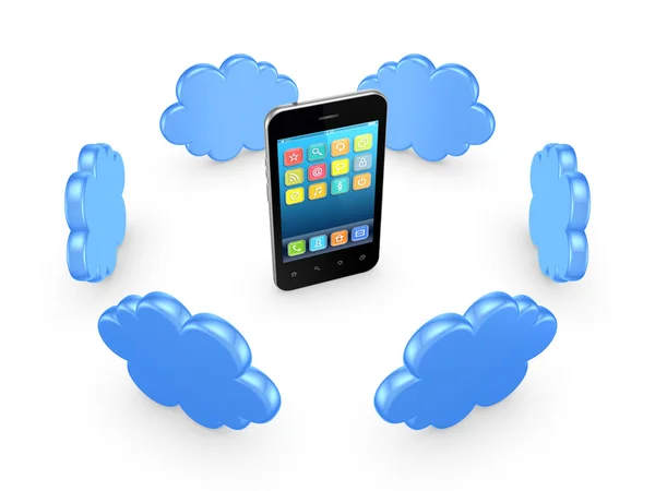 Cloud computing concept. — Stock Photo, Image