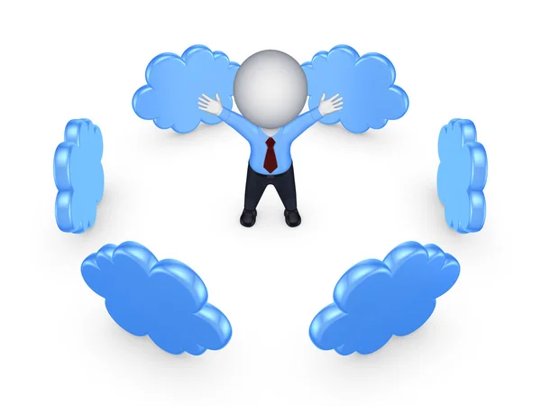 Cloud Computing-Konzept. — Stockfoto