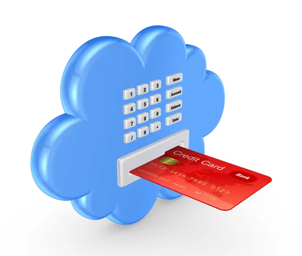 Cloud computing-concept. — Stockfoto