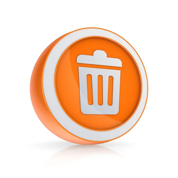 Trash can icon. — Stock Photo, Image
