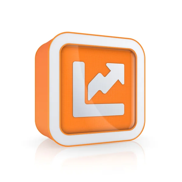 Graph icon. — Stock Photo, Image