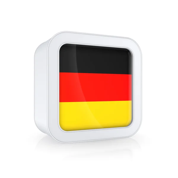 Icon with flag of Germany. — Stock Photo, Image