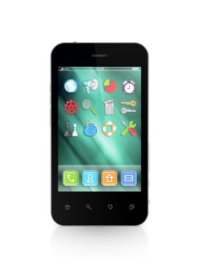 Modern cep telefonu.